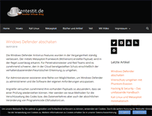 Tablet Screenshot of pentestit.de